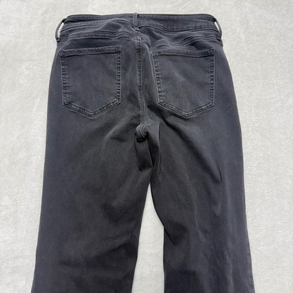 NYDJ Marilyn Straight Leg Jeans Black Lift Tuck Sure Stretch Denim Size 6 - Picture 10 of 12